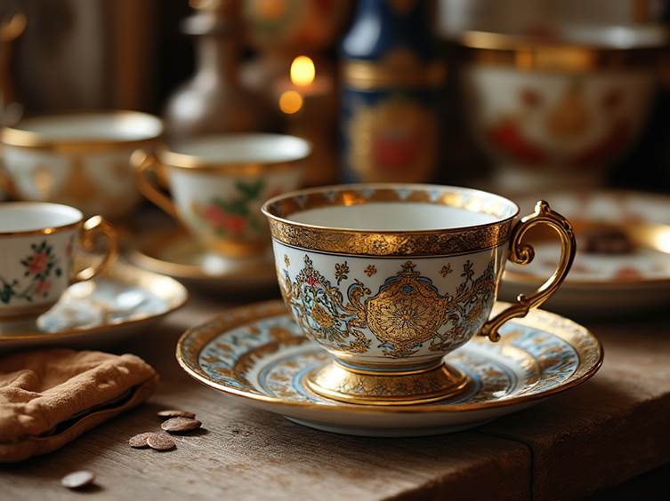 Witnesses of Tea Times: The History of Antique Coffee Cups